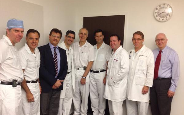 Dr. Hani Najm on his last day of a visiting professor trip at Cleveland Clinic, 2014.